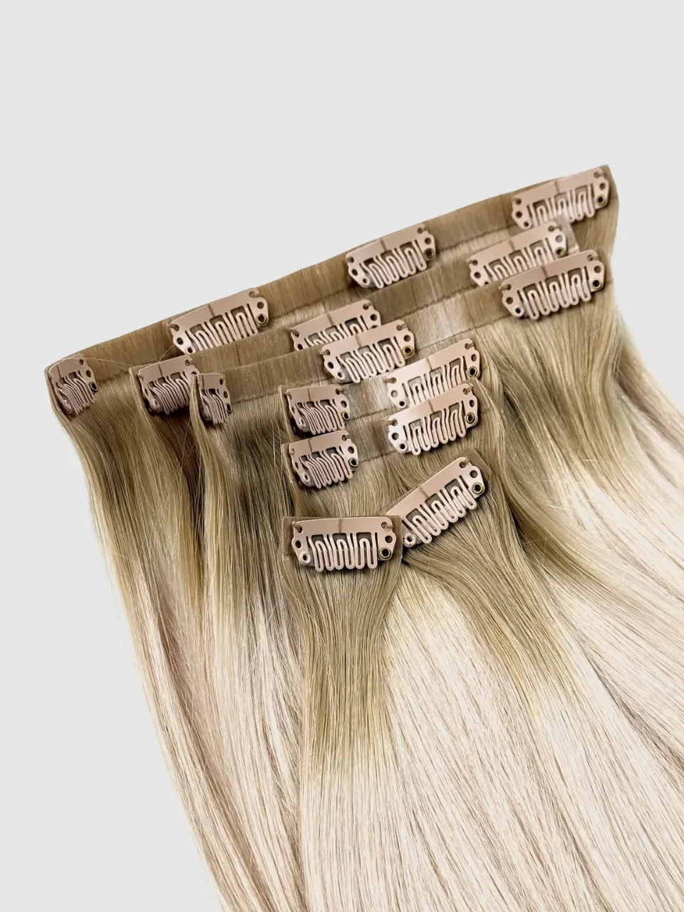 Invisible clip-in extensions - Balayage 8/60