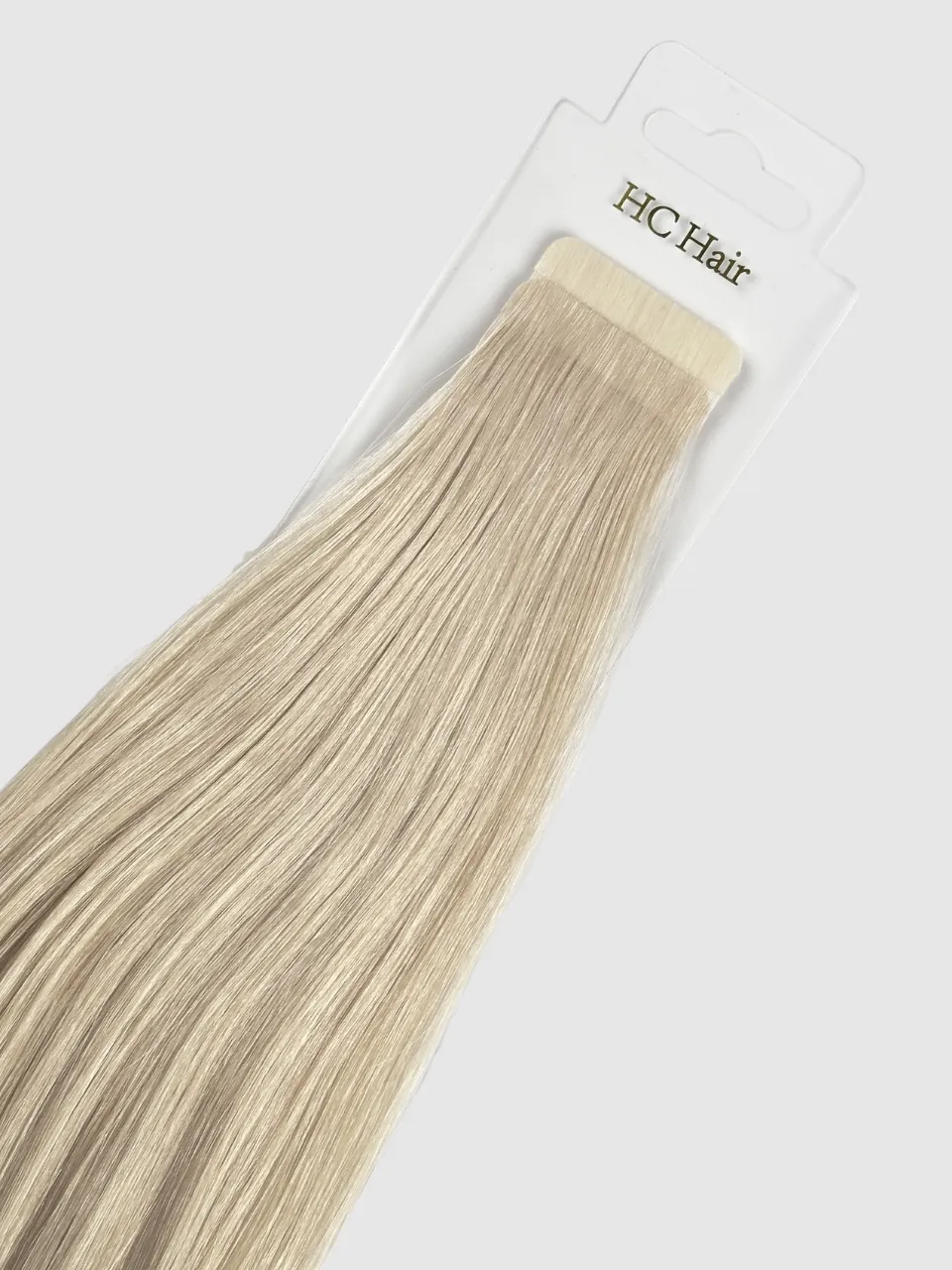 Tape extensions 55 cm - Europeisk hår - Platinablond #60