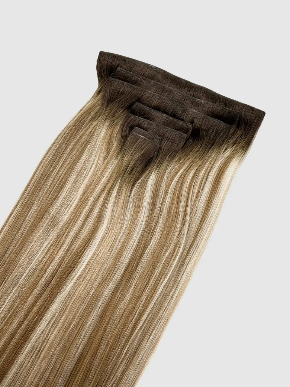 Invisible clip on extensions - Ombre 2/66/60