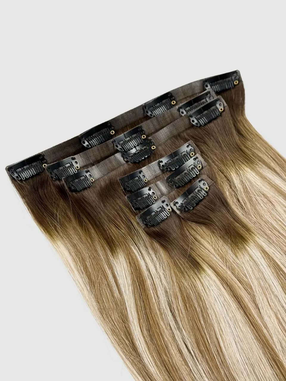 Invisible clip on extensions - Ombre 2/66/60