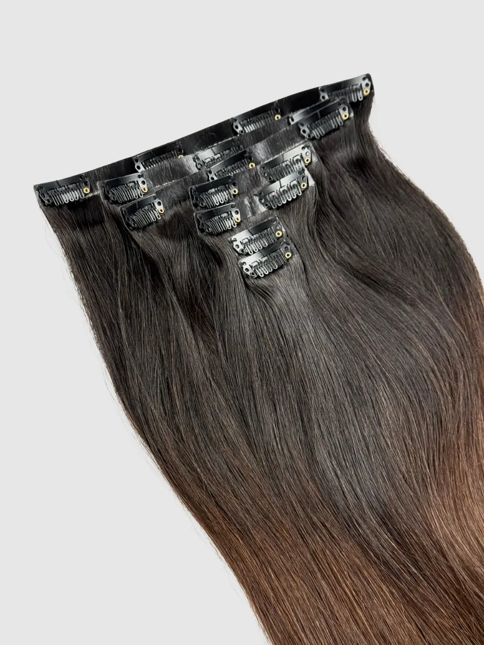 Invisible clip-in extensions - Ombre 1b/2/4