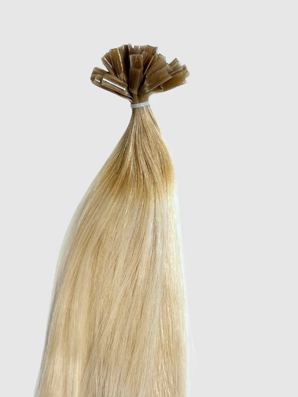 Balayage #8/#60 - Keratin extensions 55 cm