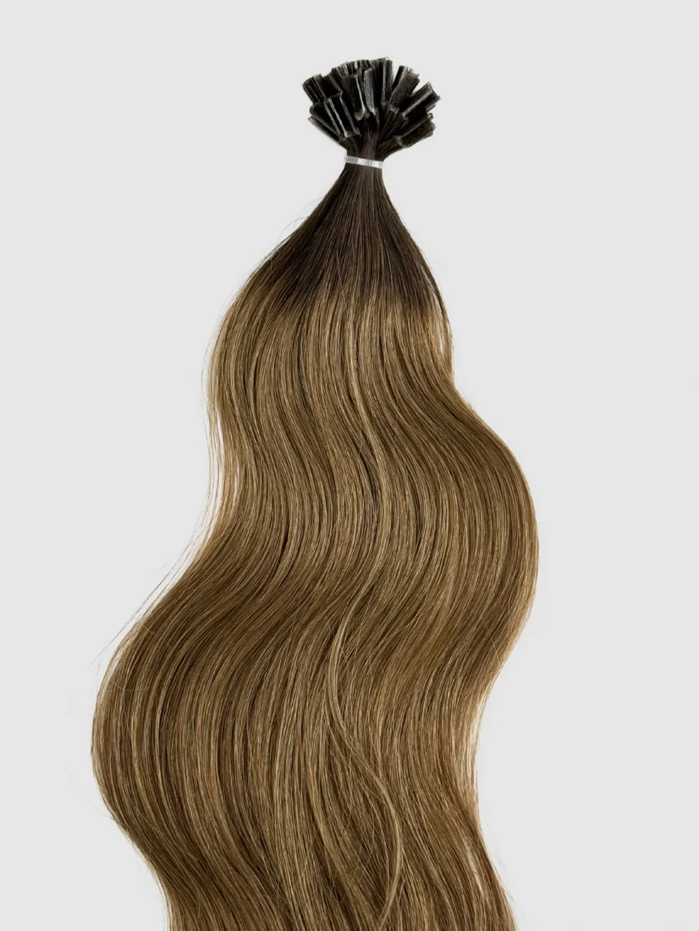 Farge Ombre #2/#6 - Wavy Keratin Extensions 