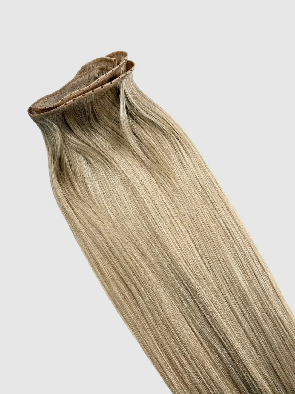 Farge Kald Blond #101 - Butterfly Weft Extensions