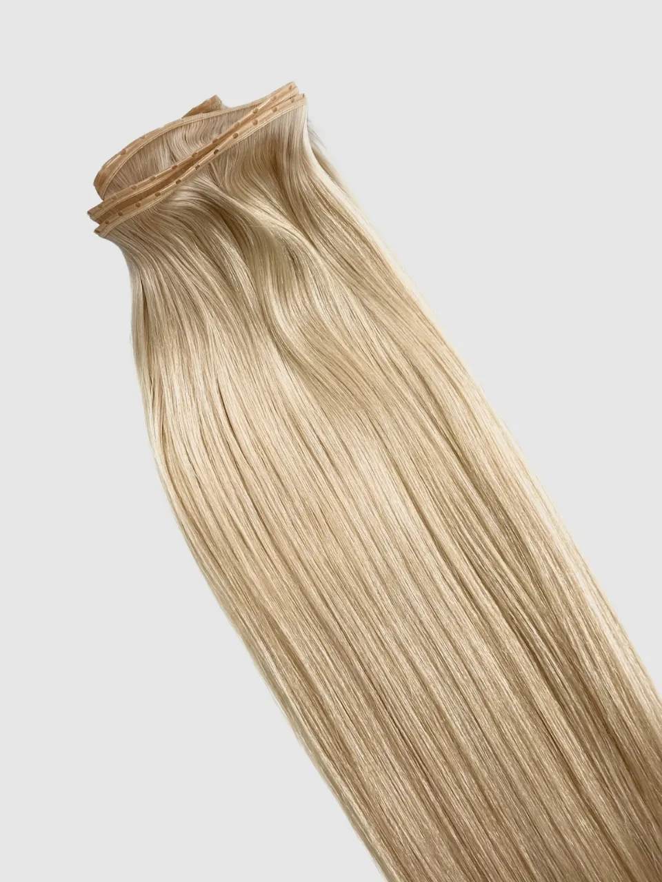 Farge Platinablond #60 - Butterfly Weft Extensions
