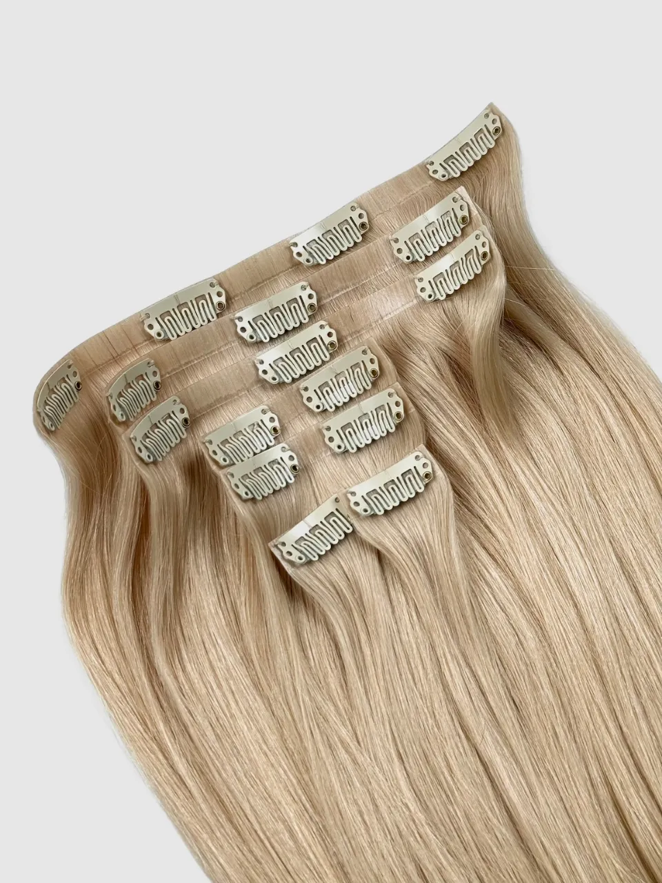 Invisible clip on extensions - Farge Gyllen blond #22