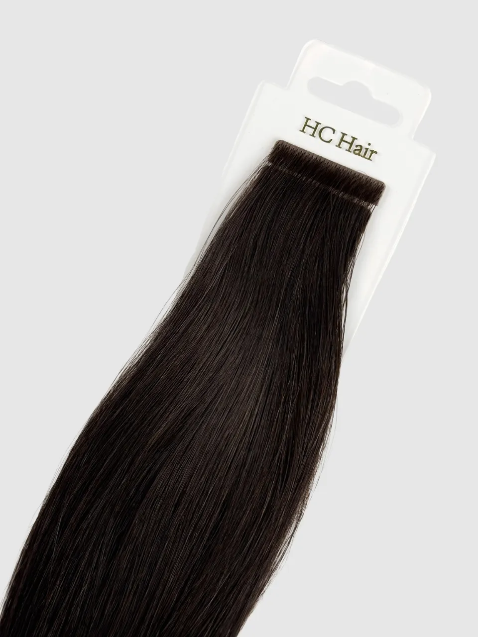 Farge 2 - Mørkebrun Invisible tape extensions 55 cm