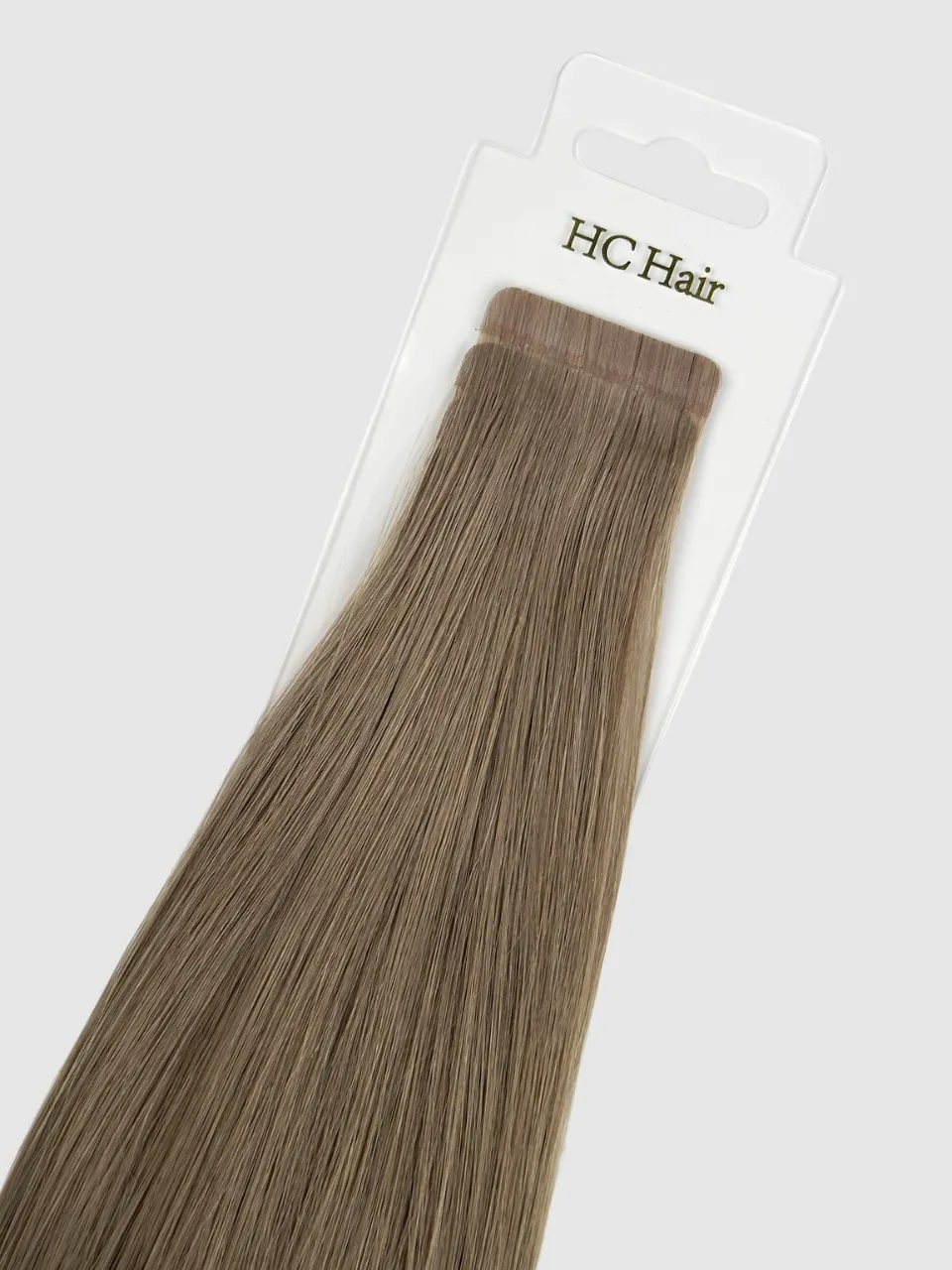 Tape extensions 45 cm - Europeisk hår - Askebrun #7