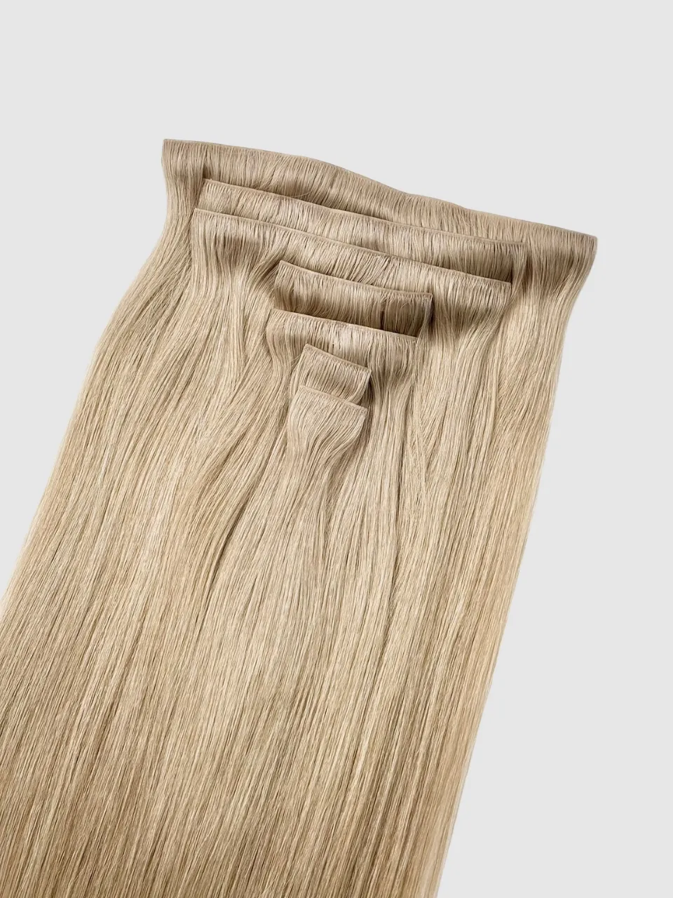 Invisible clip in extensions - Farge Kald blond #101