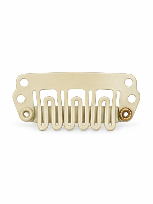 Extensions clips blond