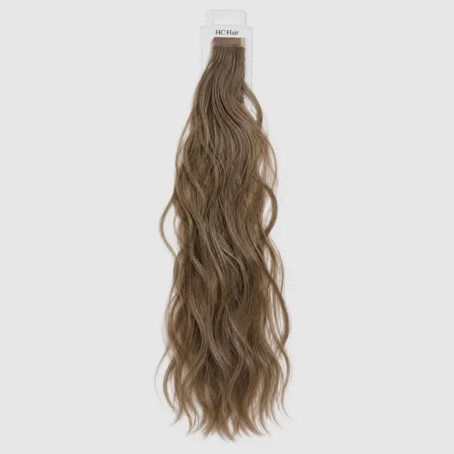 Askebrun #7 - Europeisk tape 55 cm - Wavy