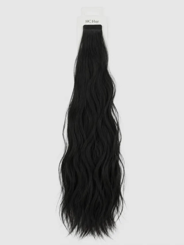 Sort #1 - Europeisk tape 55 cm - Wavy