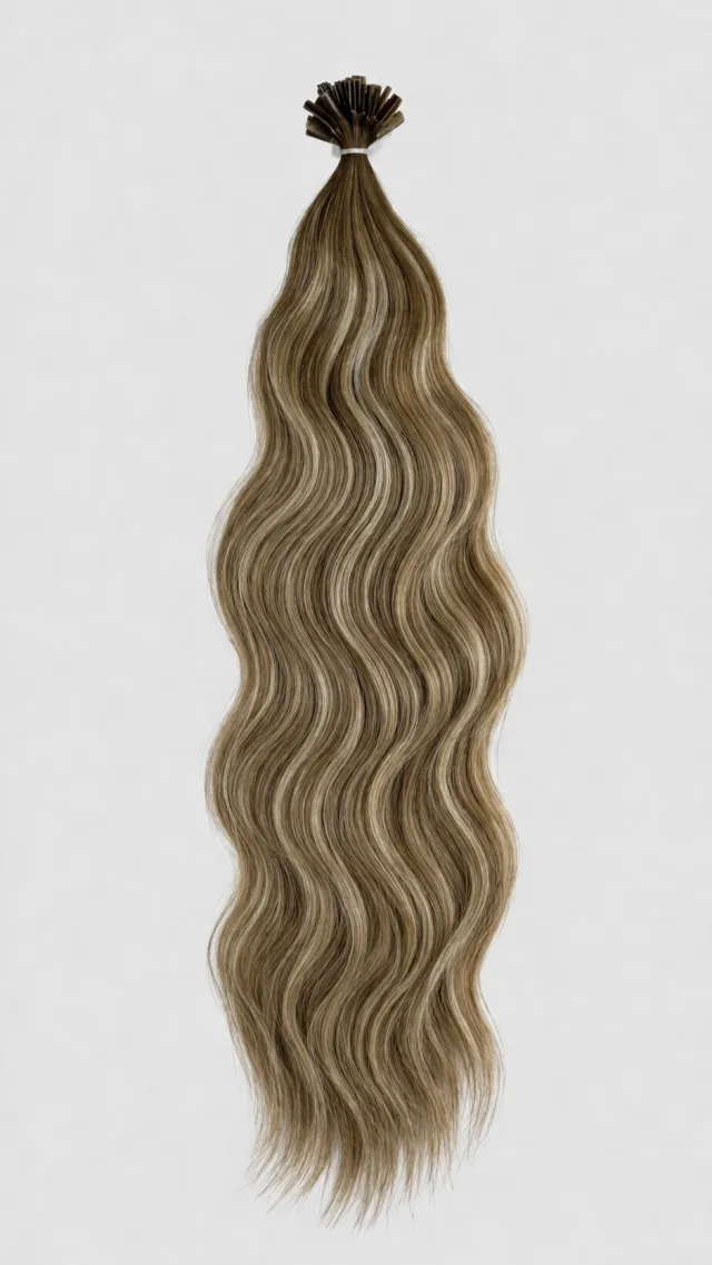 BALAYAGE C23 - Europeisk Keratin 55 cm - Bølger