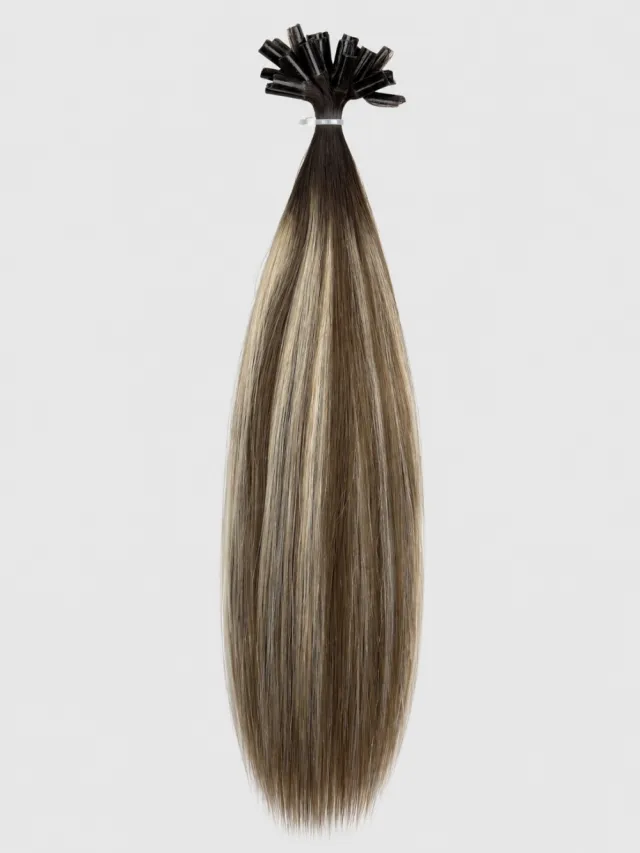 OMBRE HIGHLIGHTS #2/#66/#60 - Europeisk Keratin 55 cm