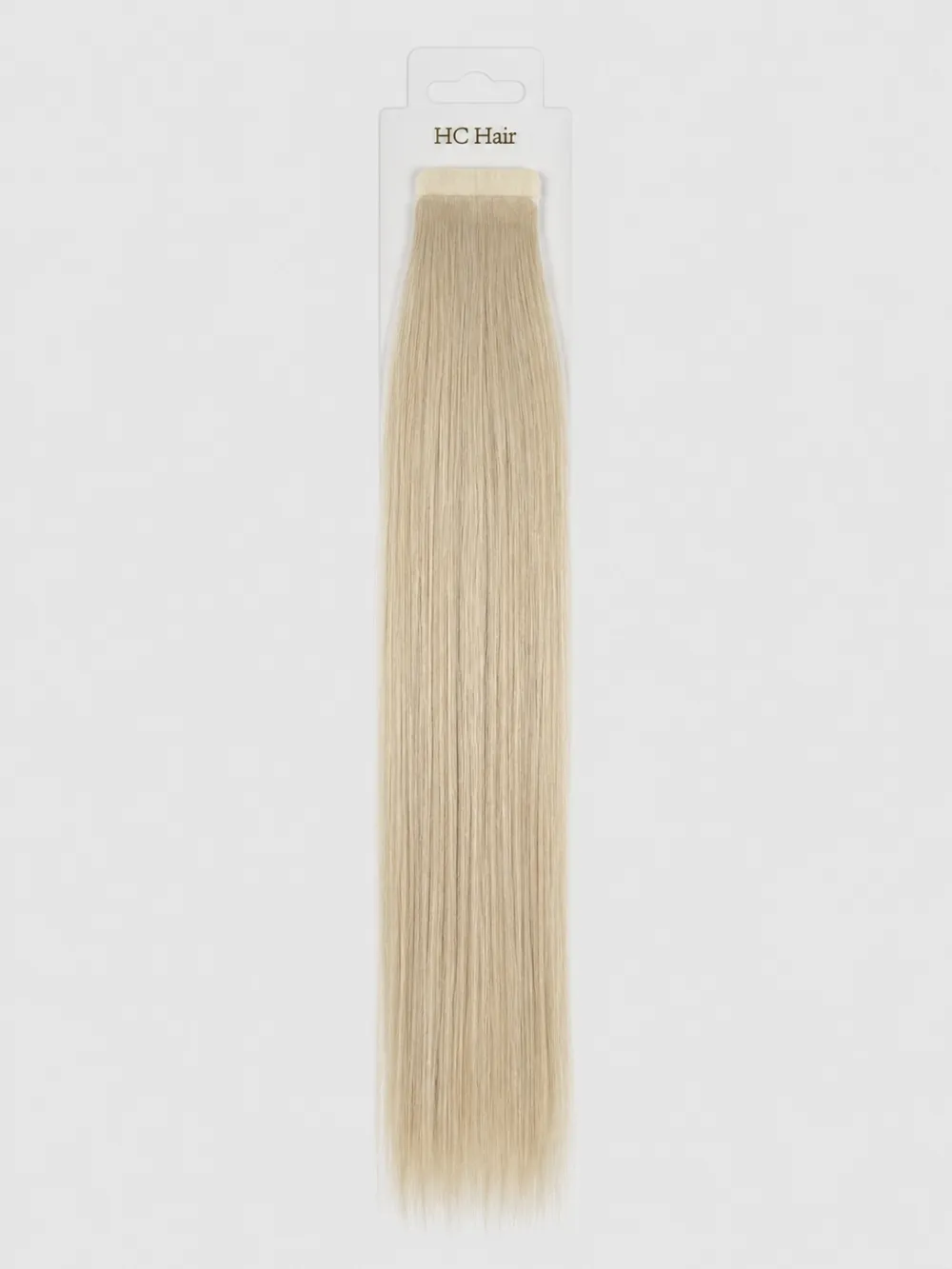 Tape extensions 45 cm - Europeisk hår - Platinablond #60