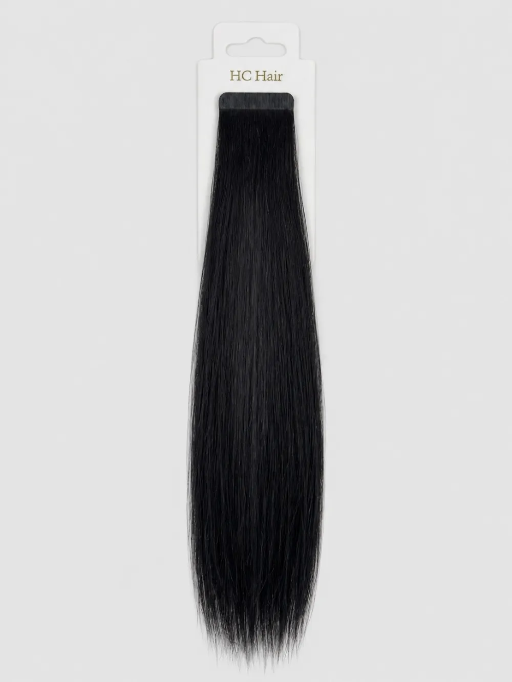 Tape extensions 55 cm - Europeisk hår - Sort #1