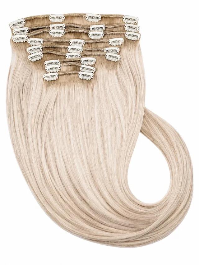 BALAYAGE #8/#60 - Europeisk Clip on 55 cm