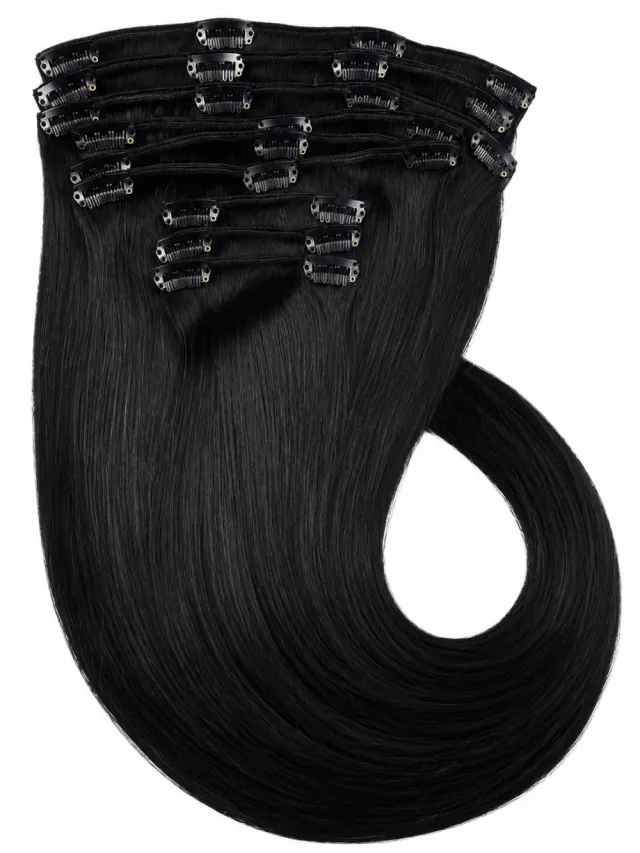 SORT #1 - Europeisk Clip on 40 cm