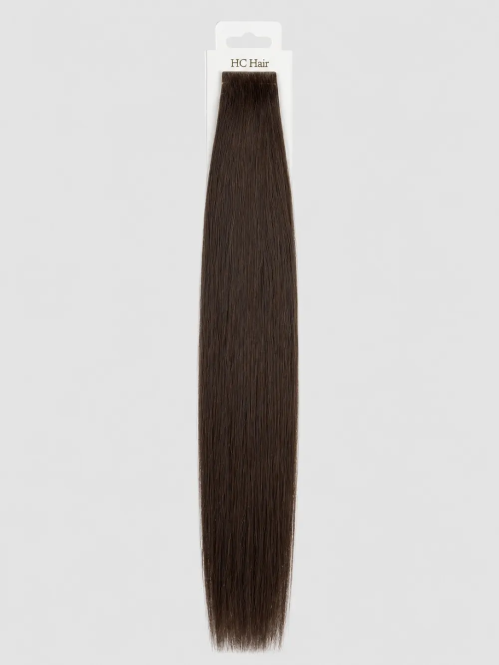 Mellombrun #3 - HCHair Invisible tape-extensions 45 cm
