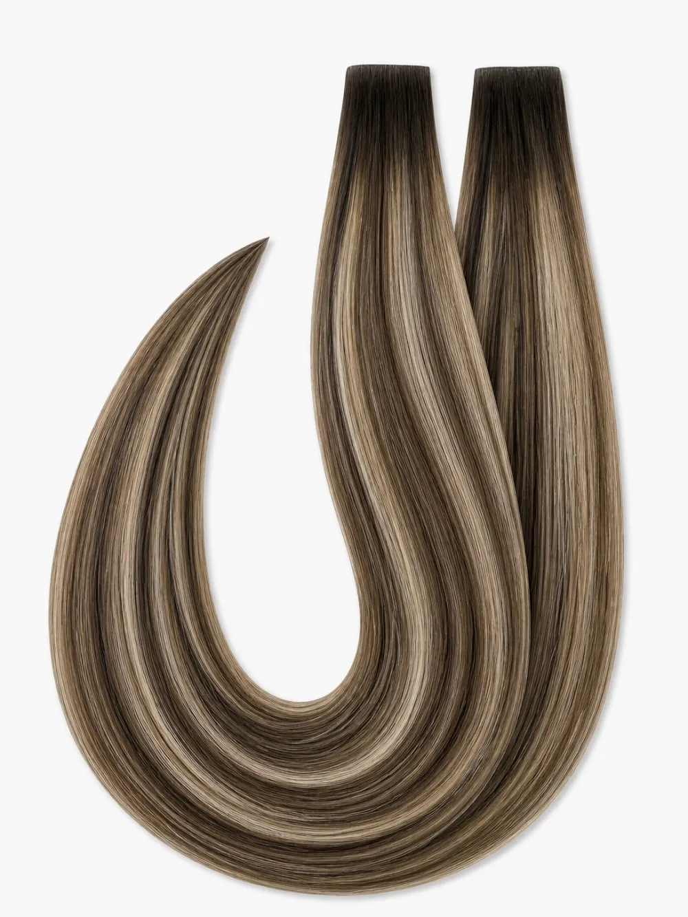 Pro Invisible tape extensions 55 cm - Double drawn - Farge C22
