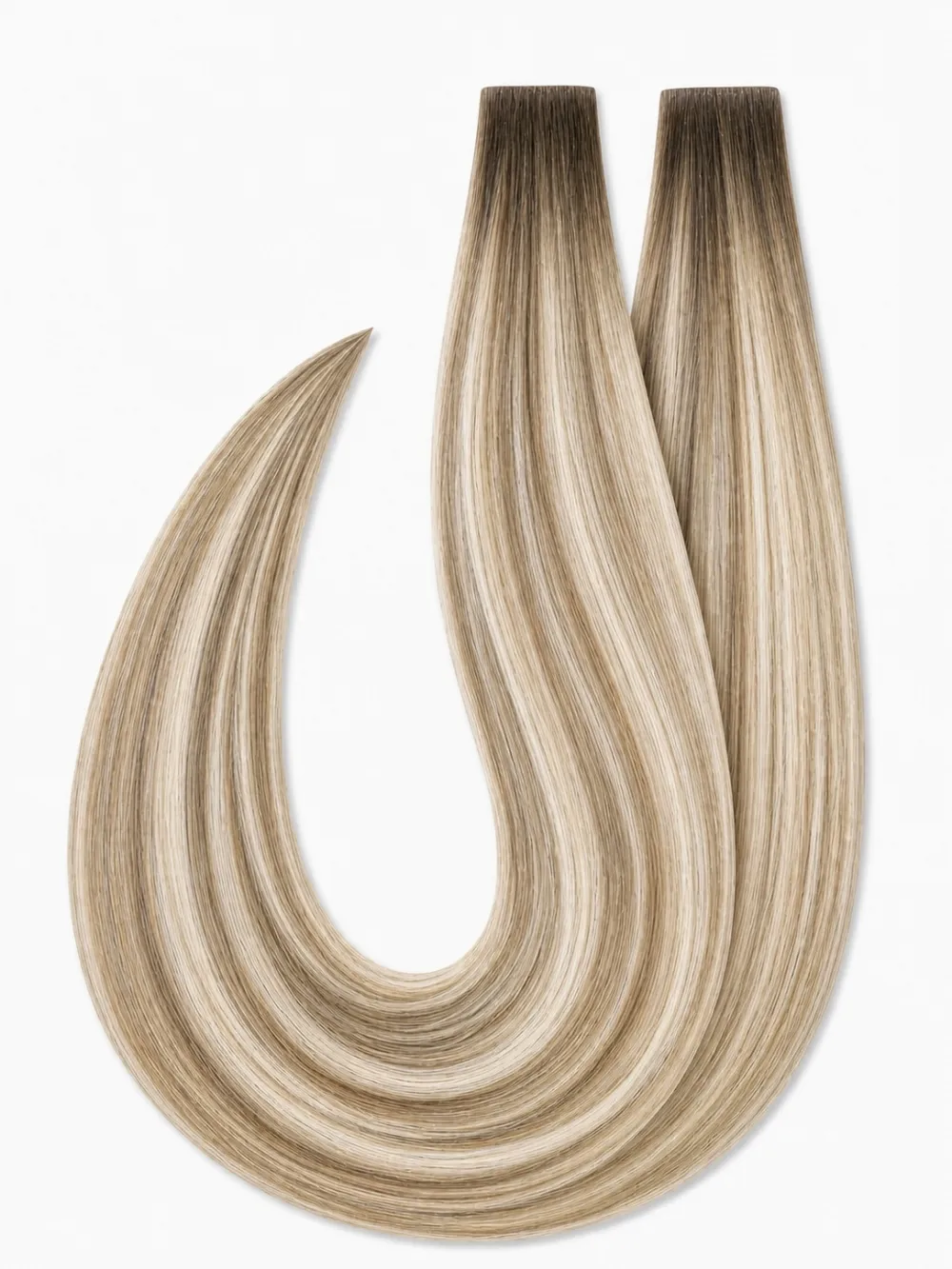 Pro Invisible tape extensions 55 cm - Double drawn - Farge C21