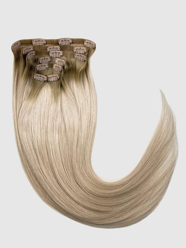 BALAYAGE #8/#60 - Invisible Clip-On 55 cm