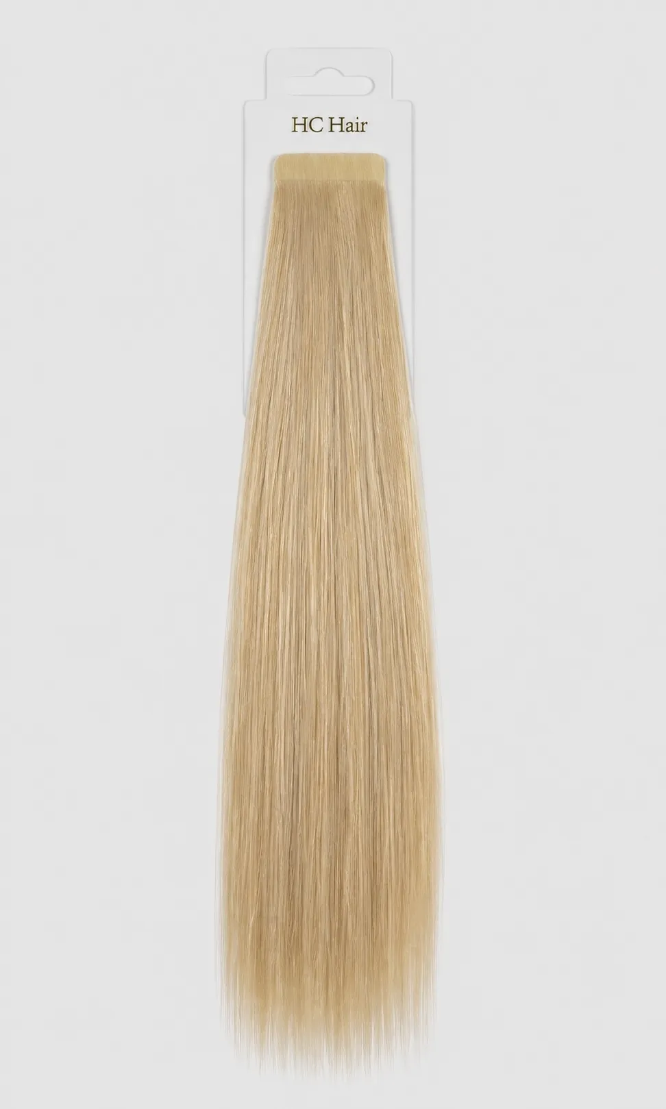 Tape extensions 55 cm - Europeisk hår - Gyllen blond #22