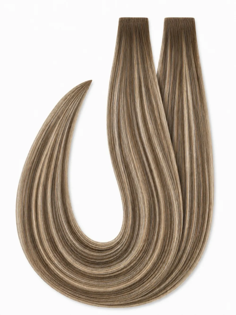 Pro Invisible tape extensions 55 cm - Double drawn - Farge C23