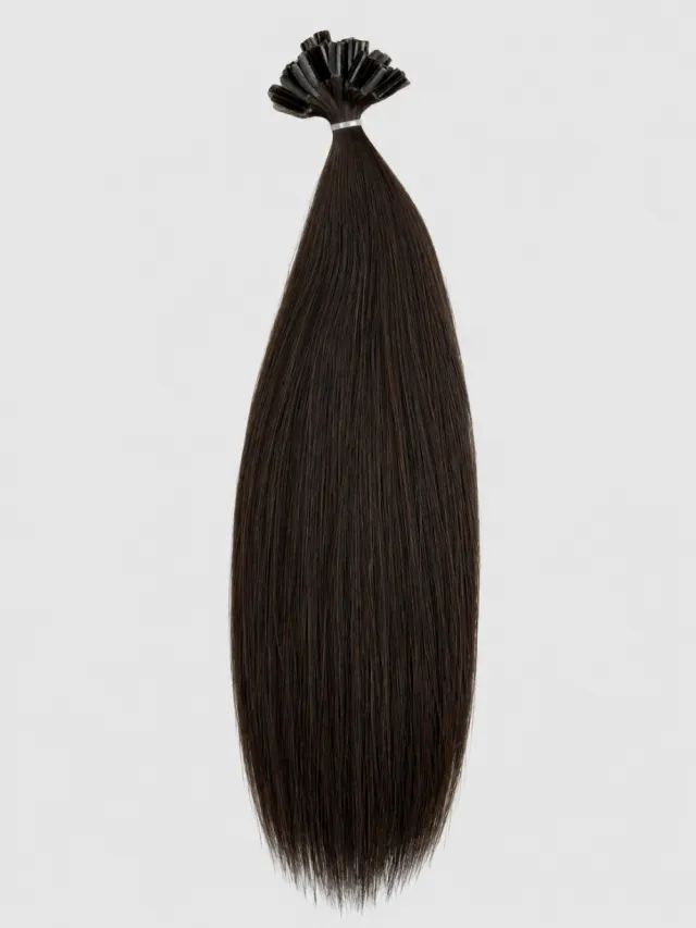 MØRKEBRUN #2 - Europeisk keratin 65 cm