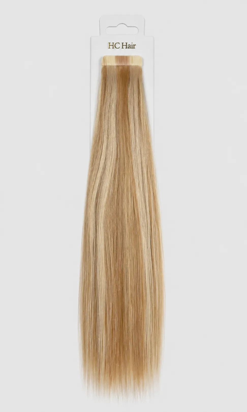 Tape extensions 55 cm - Indisk hår - Highlights #18/#613