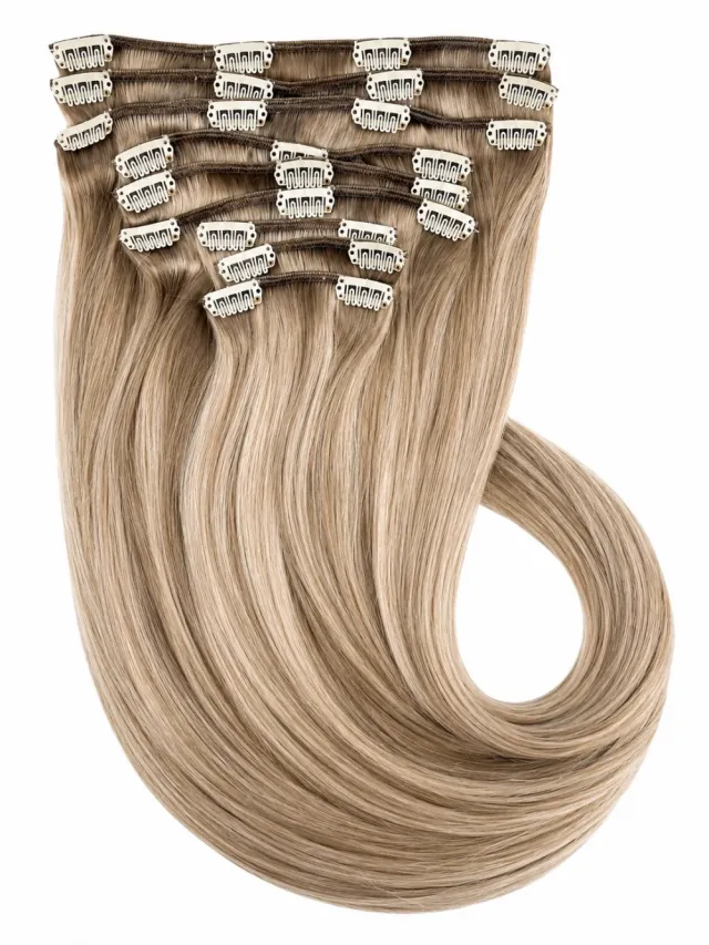 KALD BLOND #101 - Europeisk Clip on 40 cm