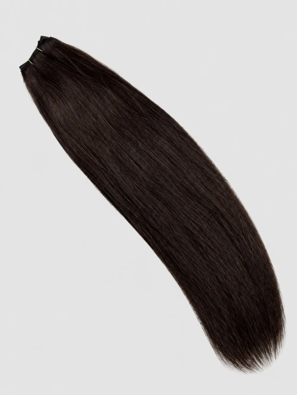 Weft hair - Hårtrense - Farge mørkebrun #2