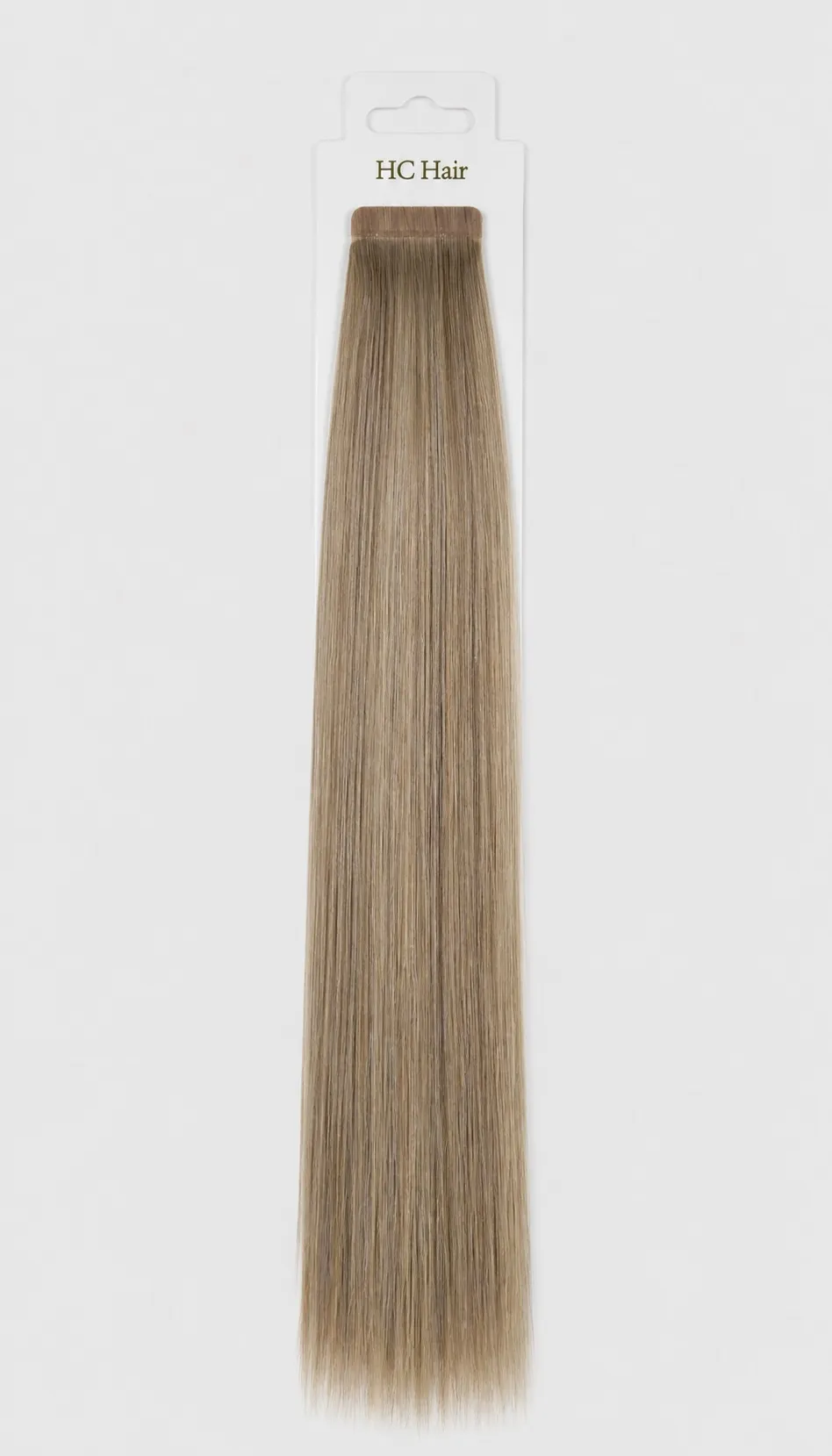 Tape extensions 65 cm - Europeisk hår - Askebrun #7