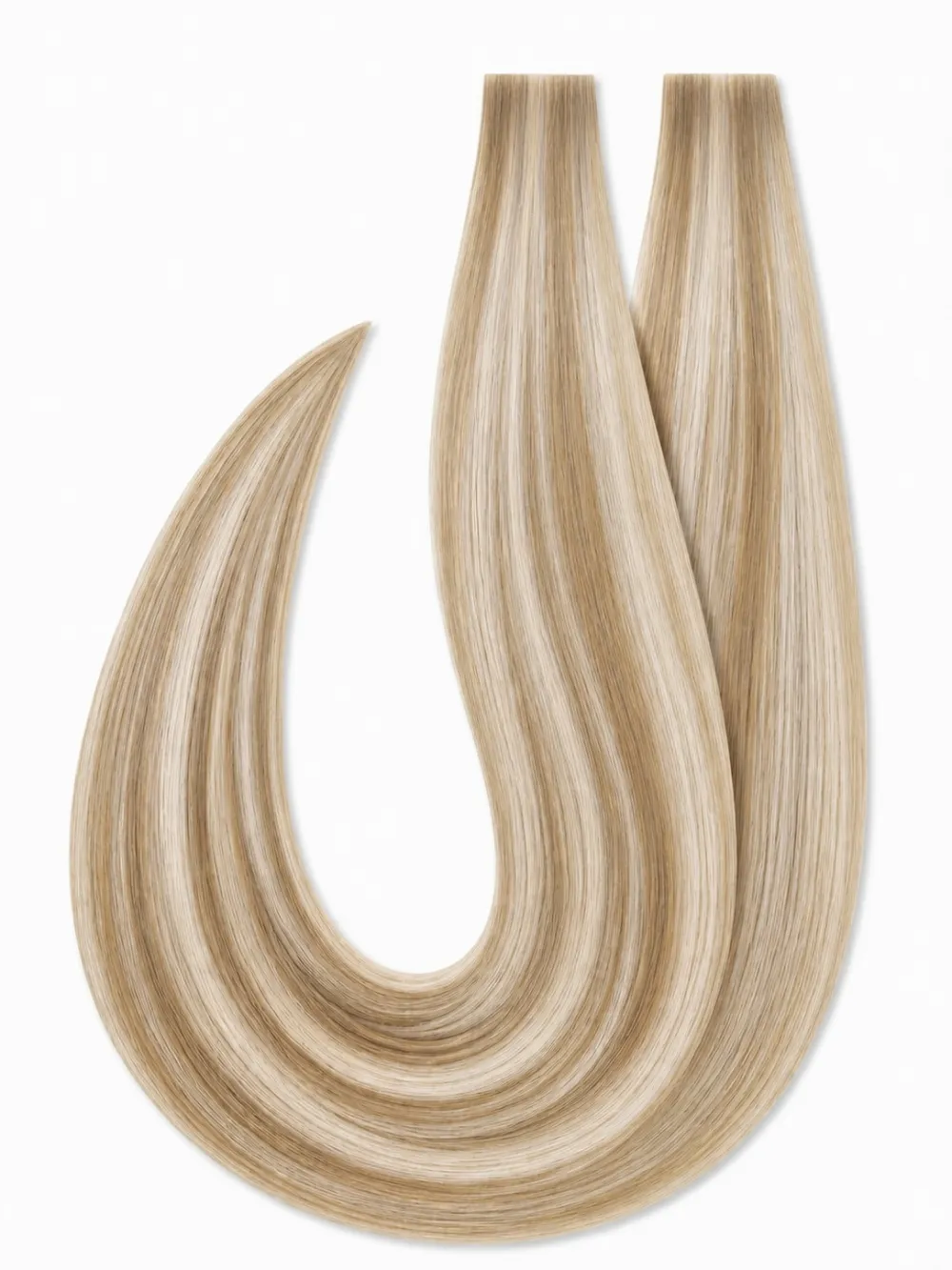 Pro Invisible tape extensions 55 cm - Double drawn - Farge M19