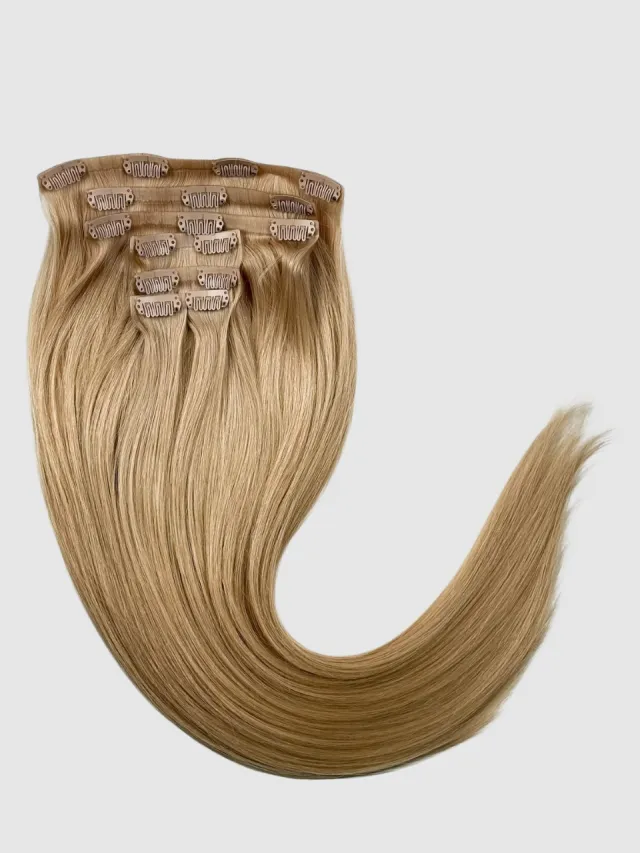 NATURLIG BLOND #16 - Invisible Clip-On 55 cm