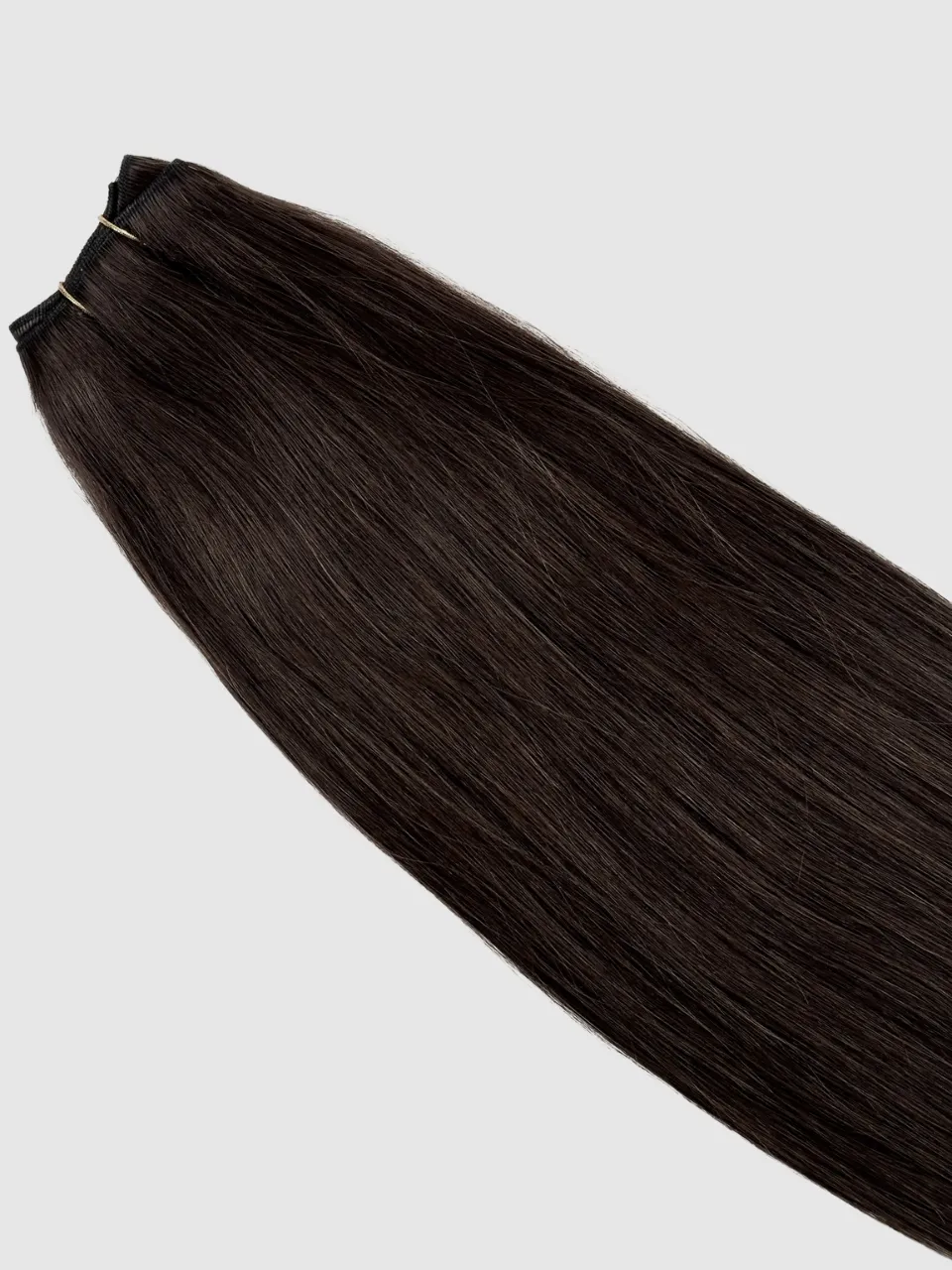 Weft hair - Hårtrense - Farge mørkebrun #2