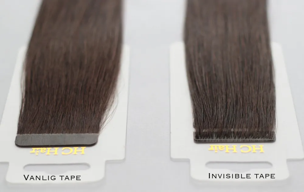 Invisible tape extensions