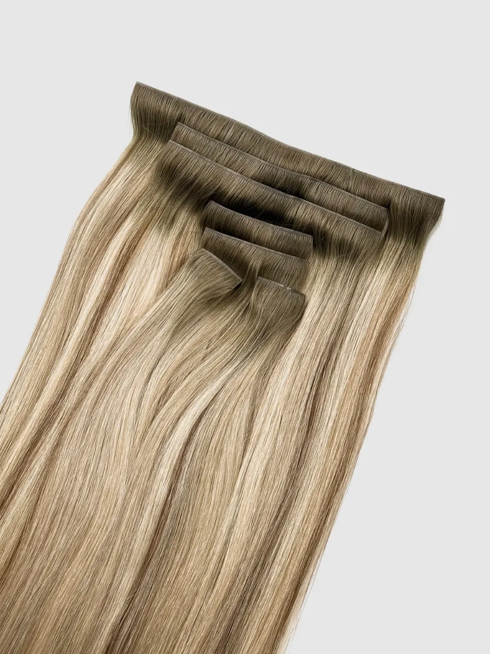 Invisible clip-on extensions - Farge Balayage C21