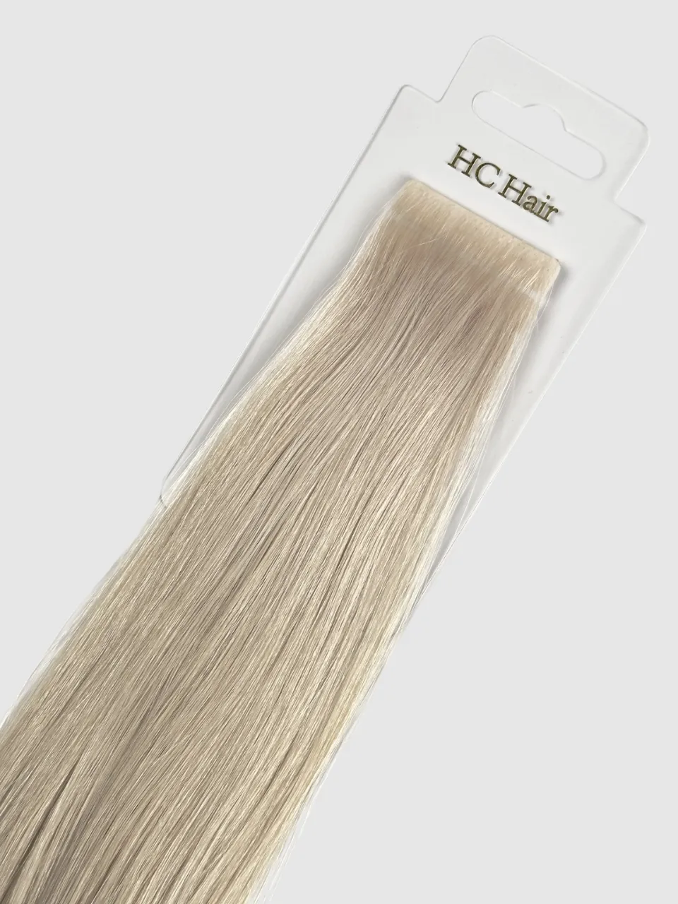 Platinablond farge 60 - Invisible tape extensions